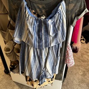 Blue romper